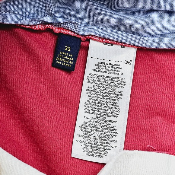 Polo Ralph Lauren Shorts Mens 33W Chino Stretch Classic Red Preppy Coastal Ivy - Picture 5 of 10